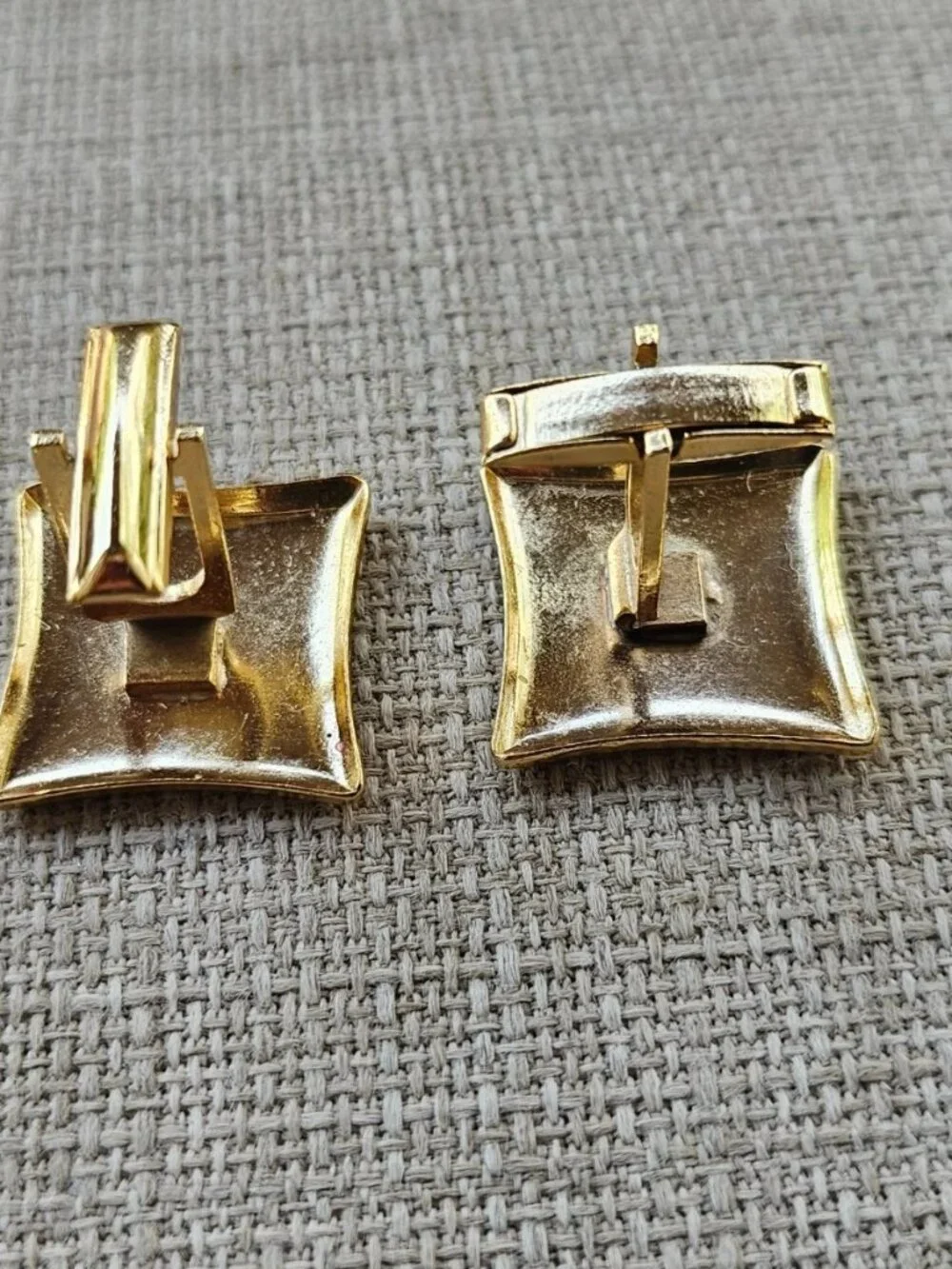 Vintage Cufflinks Gold Tone Fashion Jewelry Men Shirt Cuff links Stud